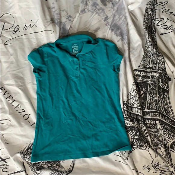 Fades glory turquoise collared shirt - Picture 1 of 1